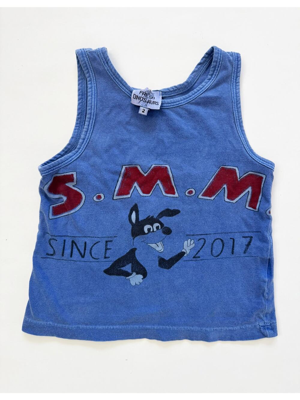 Fresh Dinosaurs S.M.M. Graphic Tank Top Blue 2T